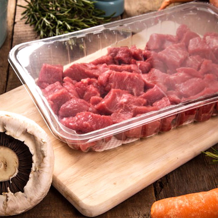 PE Easy-to-peel Thermoforming Top and Bottom Film para sa Food Vacuum Packaging
